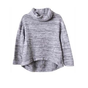 anthropologie saturday sunday purple heathered sweater